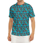Australian Aboriginal Boomerang Print Men's Short Sleeve Rash Guard