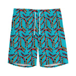 Australian Aboriginal Boomerang Print Men's Sports Shorts