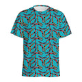 Australian Aboriginal Boomerang Print Men's Athletic T-Shirt