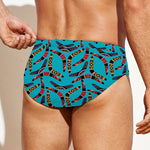Australian Aboriginal Boomerang Print Men's Swim Briefs