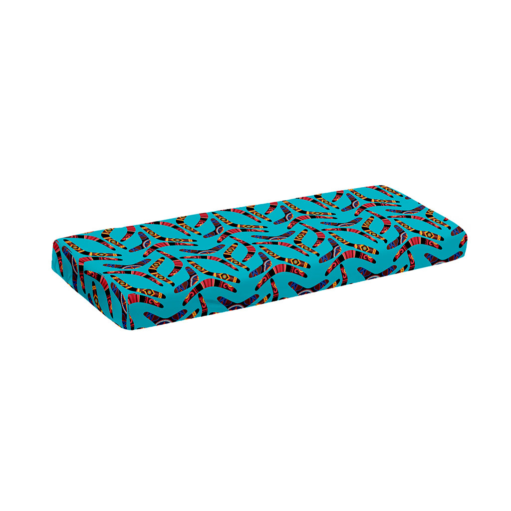 Australian Aboriginal Boomerang Print Piano Keyboard Cover