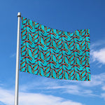 Australian Aboriginal Boomerang Print Polyester Flag