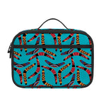 Australian Aboriginal Boomerang Print Portable Lunch Bag