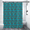 Australian Aboriginal Boomerang Print Premium Shower Curtain