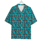 Australian Aboriginal Boomerang Print Rayon Hawaiian Shirt