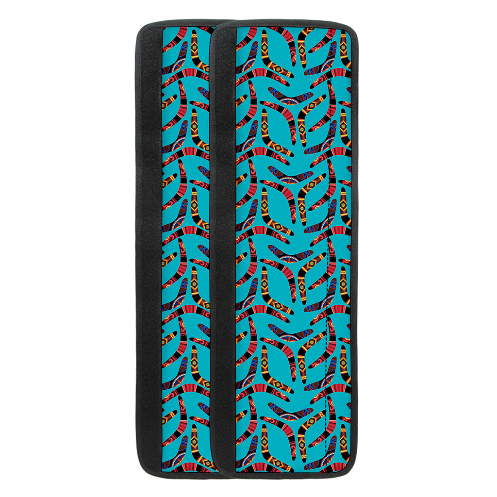 Australian Aboriginal Boomerang Print Refrigerator Handle Covers