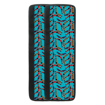 Australian Aboriginal Boomerang Print Refrigerator Handle Covers