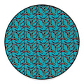 Australian Aboriginal Boomerang Print Round Floor Mat