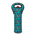Australian Aboriginal Boomerang Print Single Neoprene Wine Tote