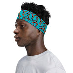 Australian Aboriginal Boomerang Print Sports Headband