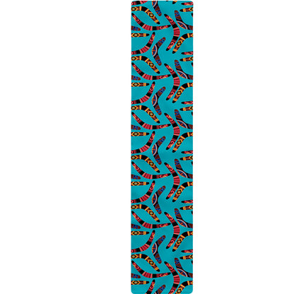 Australian Aboriginal Boomerang Print Table Runner