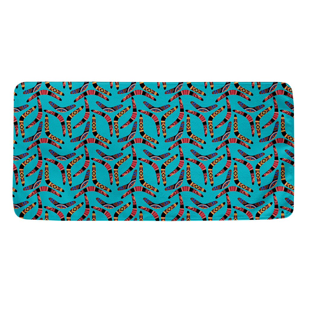 Australian Aboriginal Boomerang Print Towel