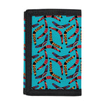 Australian Aboriginal Boomerang Print Trifold Wallet