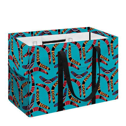 Australian Aboriginal Boomerang Print Utility Tote Bag