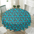 Australian Aboriginal Boomerang Print Waterproof Round Tablecloth