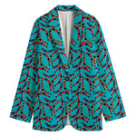 Australian Aboriginal Boomerang Print Women's Blazer