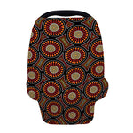 Australian Aboriginal Dot Pattern Print Baby Seat Cover