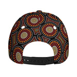 Australian Aboriginal Dot Pattern Print Baseball Cap