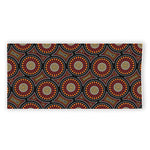 Australian Aboriginal Dot Pattern Print Beach Towel