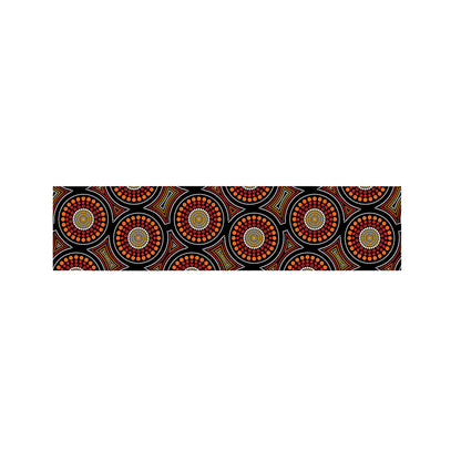 Australian Aboriginal Dot Pattern Print Bed Runner