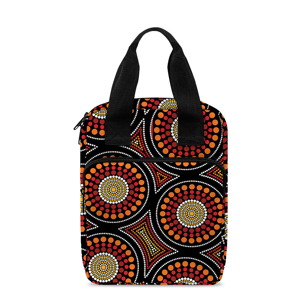 Australian Aboriginal Dot Pattern Print Bible Tote Bag