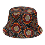 Australian Aboriginal Dot Pattern Print Bucket Hat