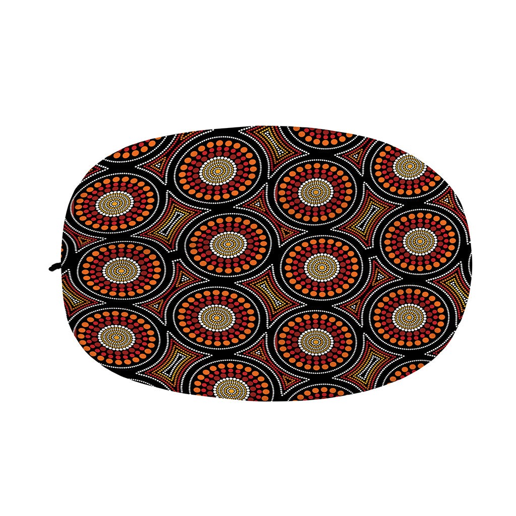 Australian Aboriginal Dot Pattern Print Car Side Mirror Covers