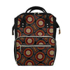 Australian Aboriginal Dot Pattern Print Diaper Bag