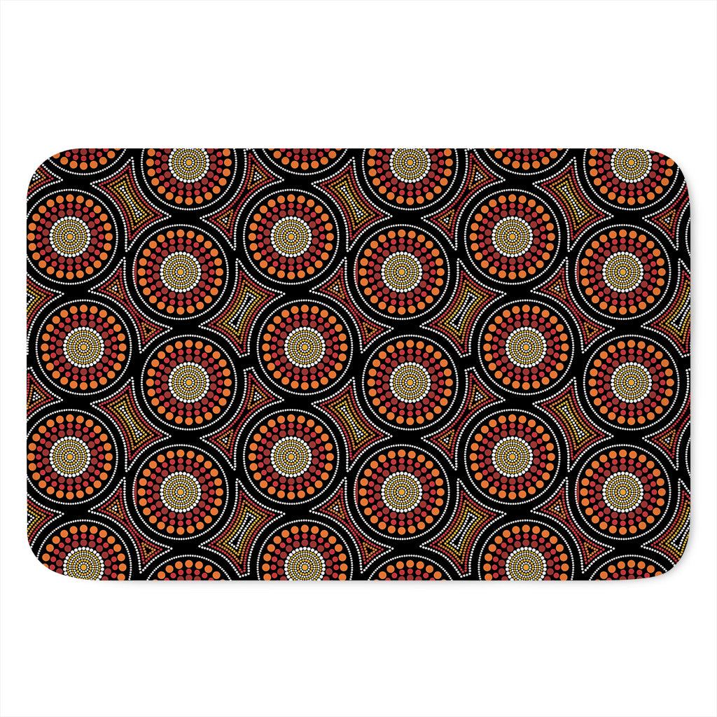 Australian Aboriginal Dot Pattern Print Indoor Door Mat