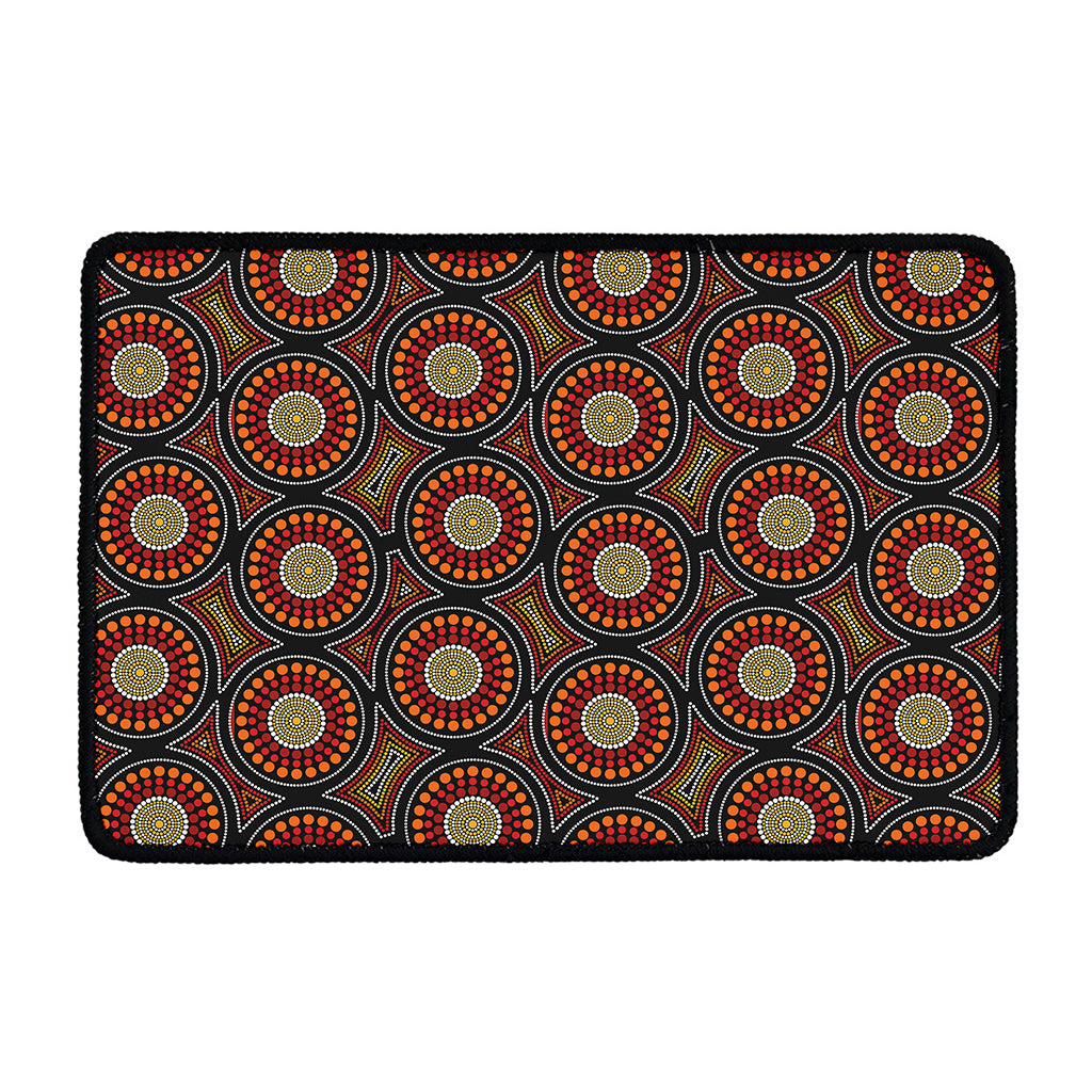 Australian Aboriginal Dot Pattern Print Kitchen Mat