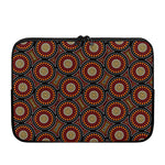 Australian Aboriginal Dot Pattern Print Laptop Sleeve