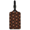 Australian Aboriginal Dot Pattern Print Luggage Tag