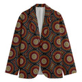 Australian Aboriginal Dot Pattern Print Men's Blazer