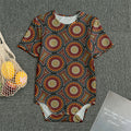 Australian Aboriginal Dot Pattern Print Men's Bodysuit
