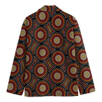 Australian Aboriginal Dot Pattern Print Men's Cotton Blazer