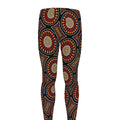 Australian Aboriginal Dot Pattern Print Men's Leggings