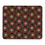 Australian Aboriginal Dot Pattern Print Mouse Pad