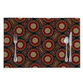Australian Aboriginal Dot Pattern Print Placemat