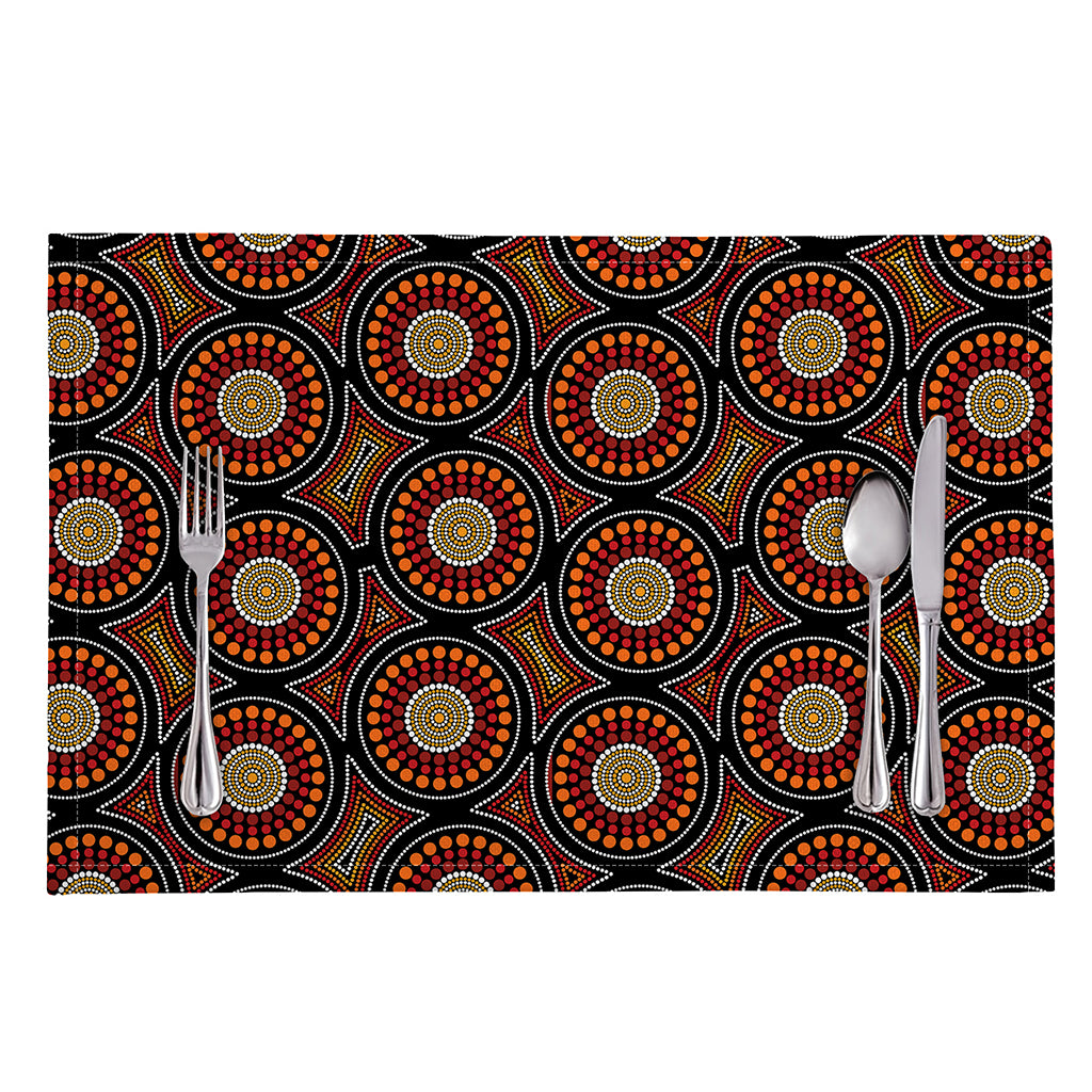 Australian Aboriginal Dot Pattern Print Placemat
