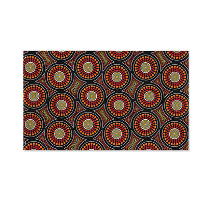 Australian Aboriginal Dot Pattern Print Polyester Flag