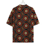 Australian Aboriginal Dot Pattern Print Rayon Hawaiian Shirt