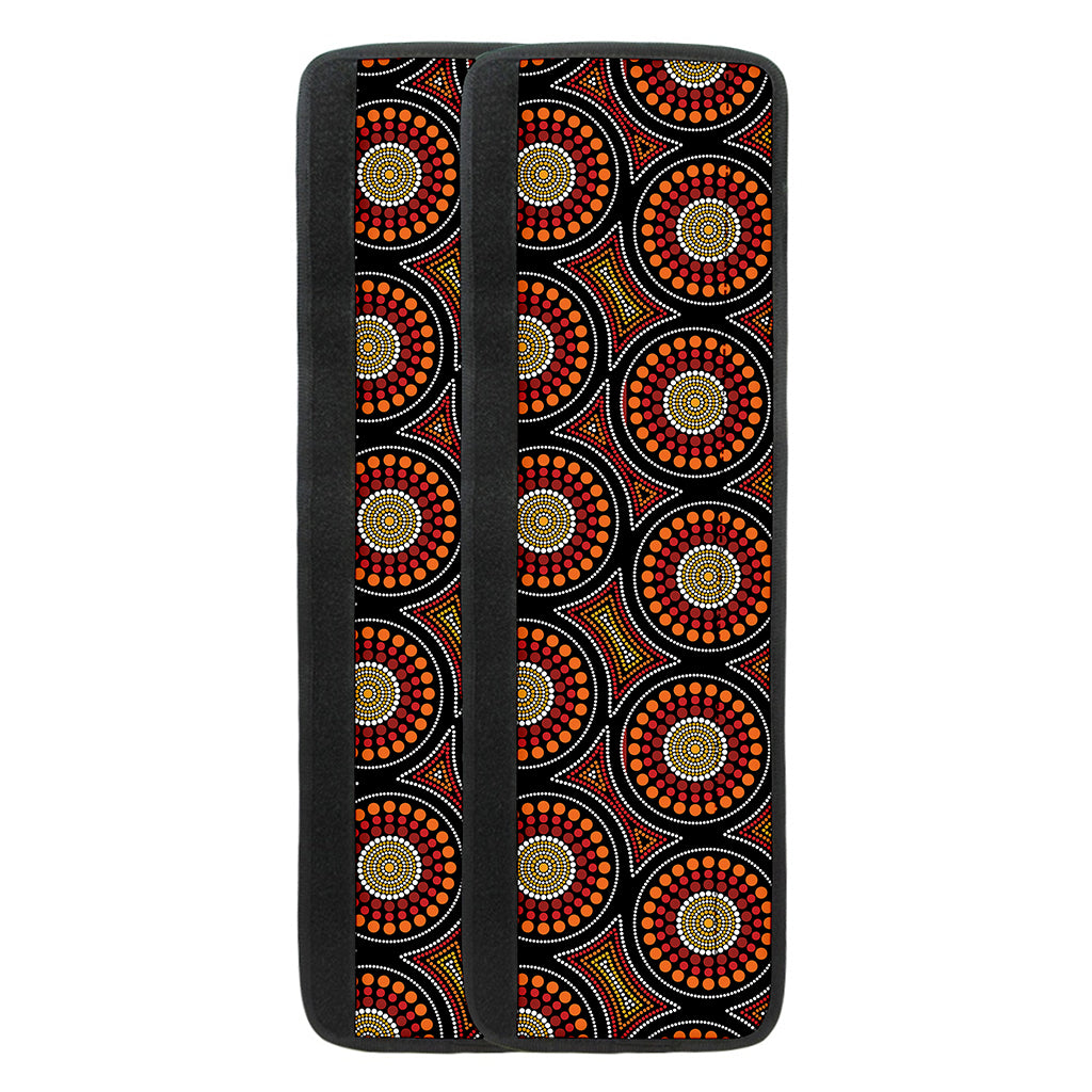 Australian Aboriginal Dot Pattern Print Refrigerator Handle Covers