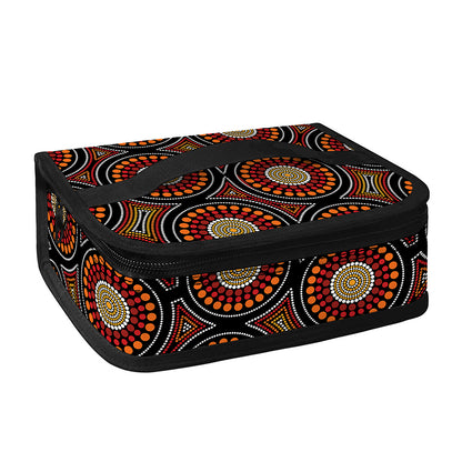 Australian Aboriginal Dot Pattern Print Small Lunch Bag