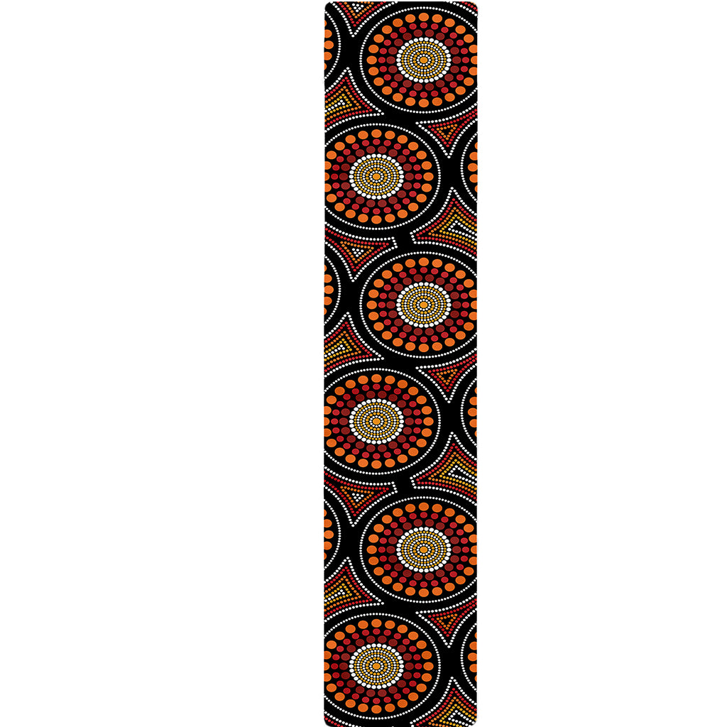 Australian Aboriginal Dot Pattern Print Table Runner