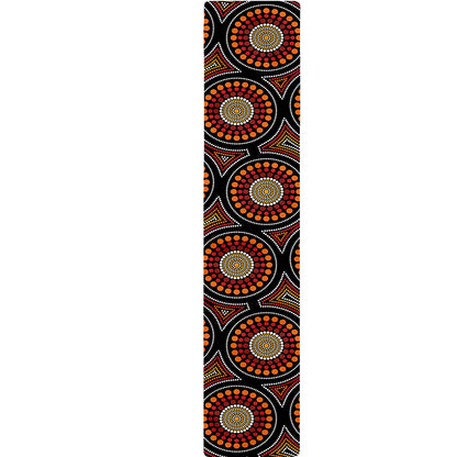 Australian Aboriginal Dot Pattern Print Table Runner