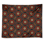 Australian Aboriginal Dot Pattern Print Tapestry