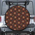 Australian Aboriginal Dot Pattern Print Tire Cover