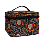 Australian Aboriginal Dot Pattern Print Travel Makeup Bag