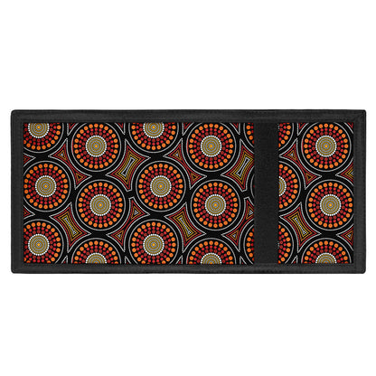 Australian Aboriginal Dot Pattern Print Trifold Wallet