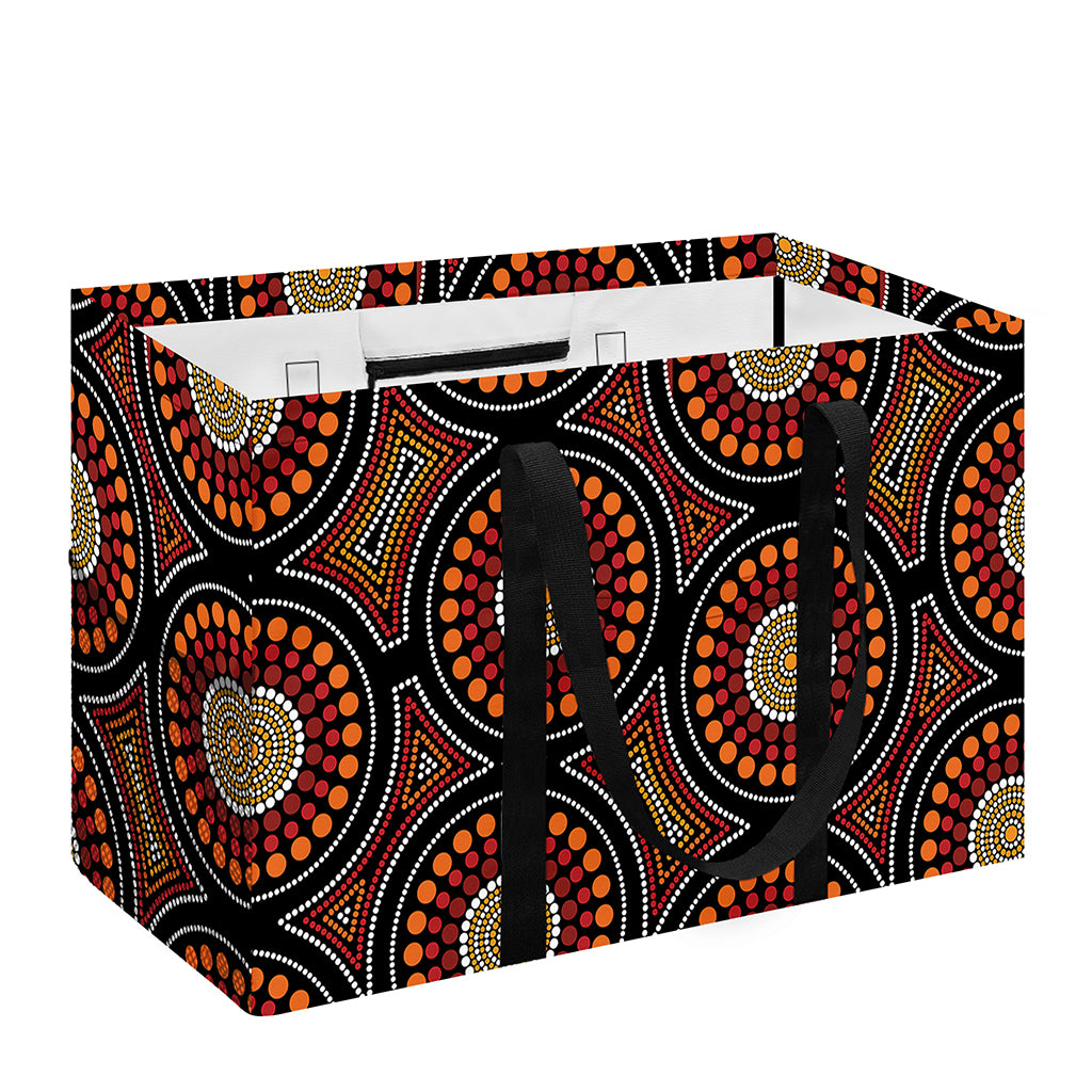 Australian Aboriginal Dot Pattern Print Utility Tote Bag